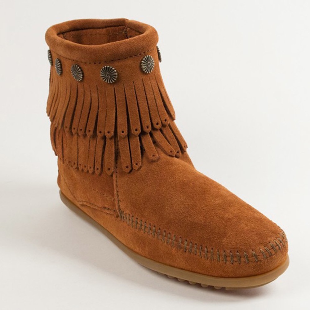 Minnetonka Moccasin Fringe Booties